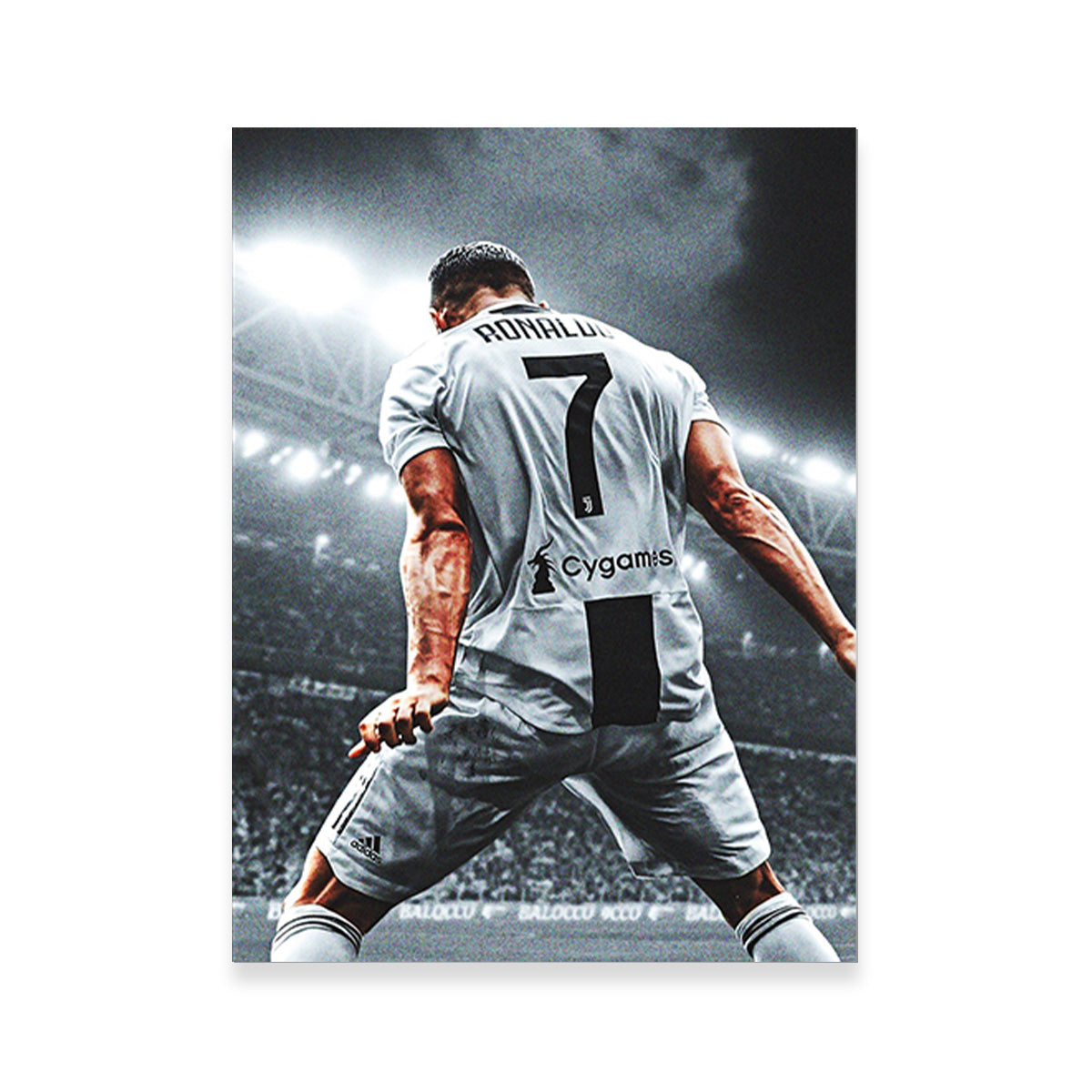 Ronaldo Number 7 Wall Art