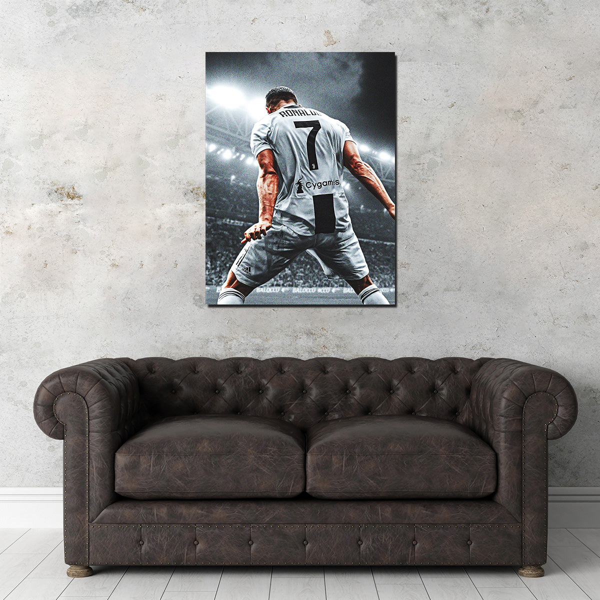 Ronaldo Number 7 Wall Art