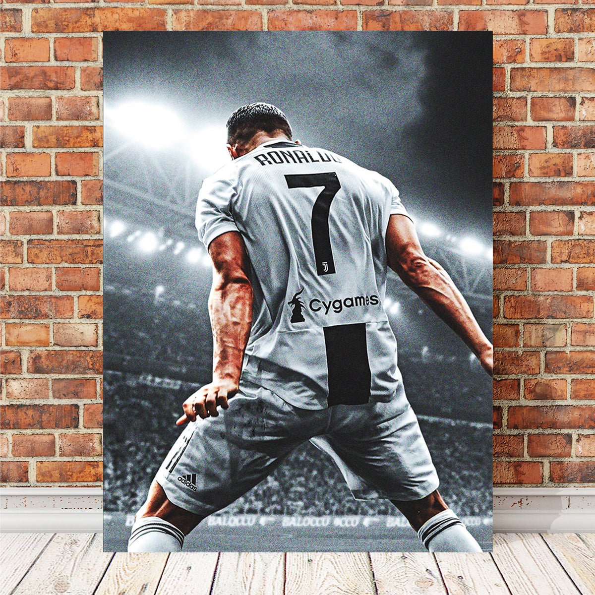 Ronaldo Number 7 Wall Art