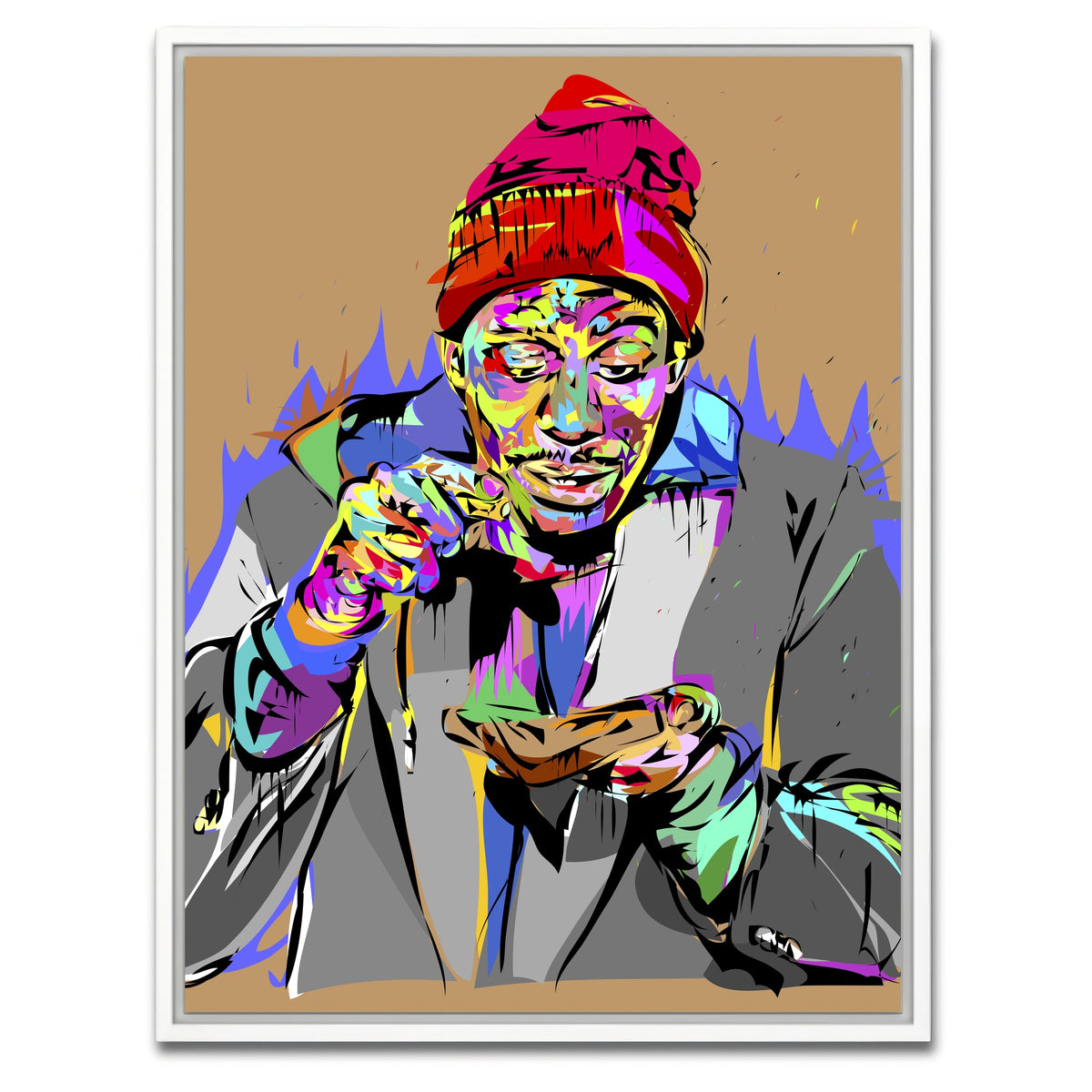 AUTO-MOCKUP WHITE | Crack | 1 Piece | White Framed Canvas | group=3x4