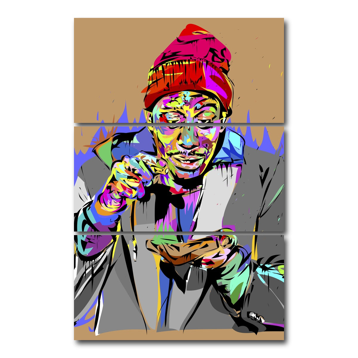 Framed Print 3x4 White