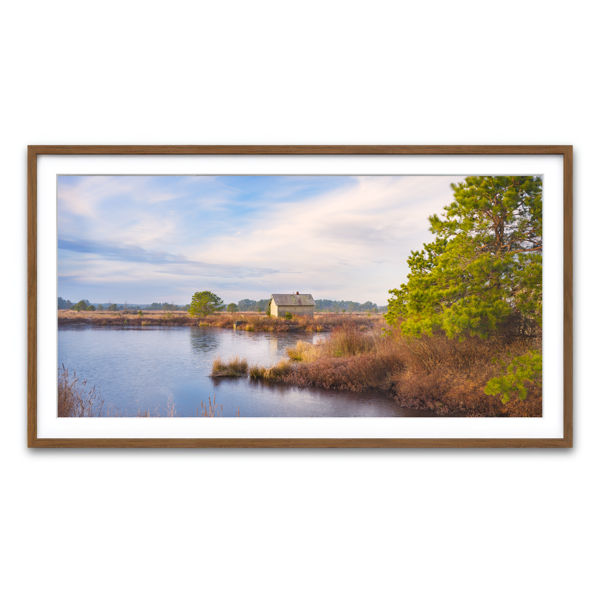 Framed Print 2x1 Walnut