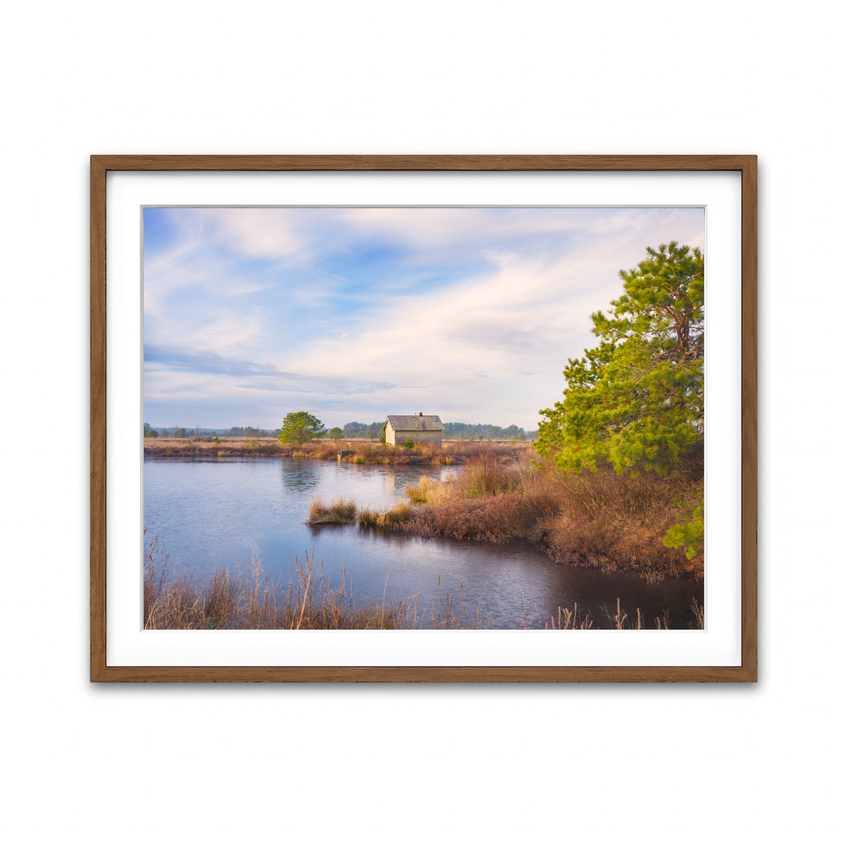 Framed Print 4x3 Walnut
