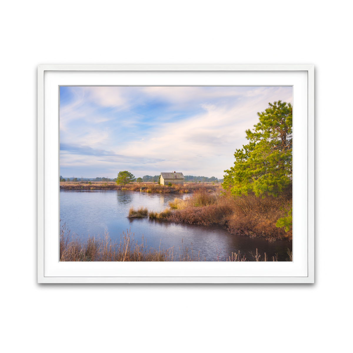 Framed Print 4x3 White
