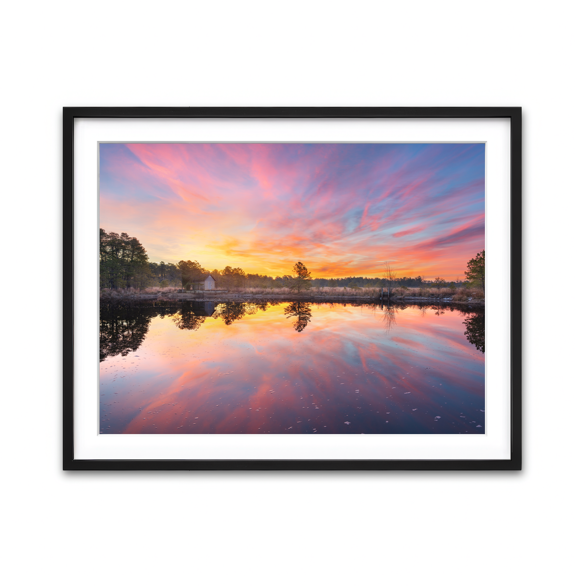 Framed Print 4x3 Black