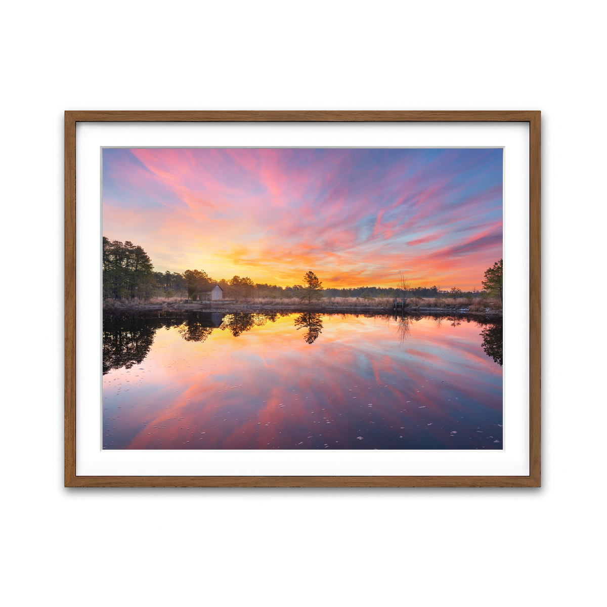 Framed Print 4x3 Walnut