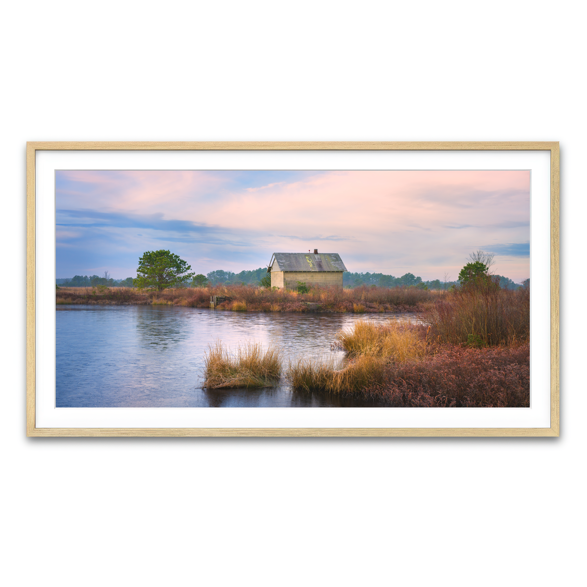 Framed Print 2x1 Natural
