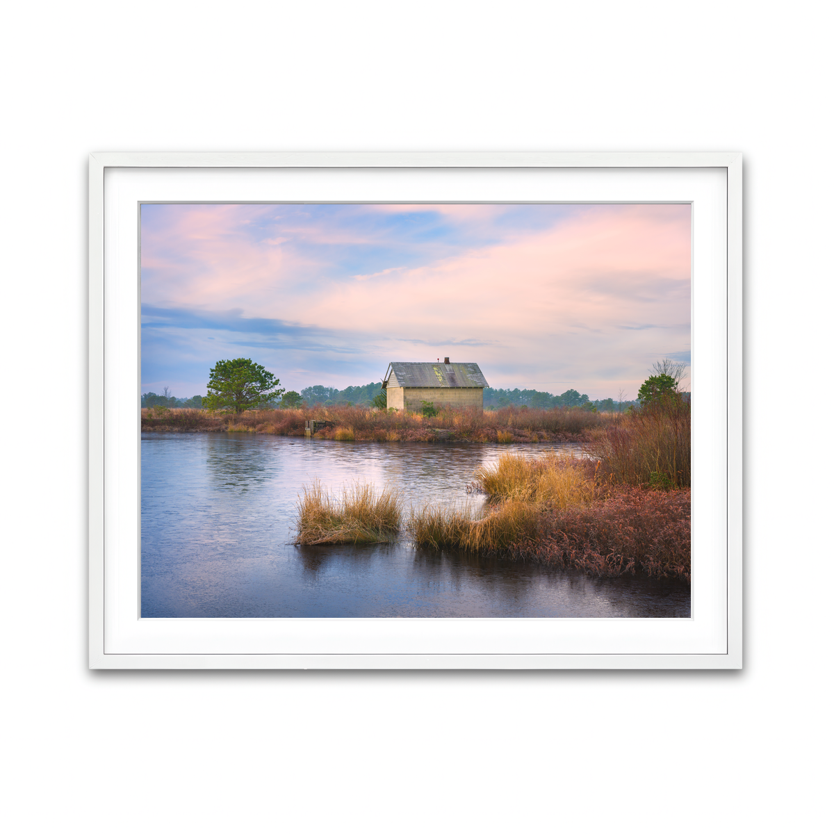 Framed Print 4x3 White