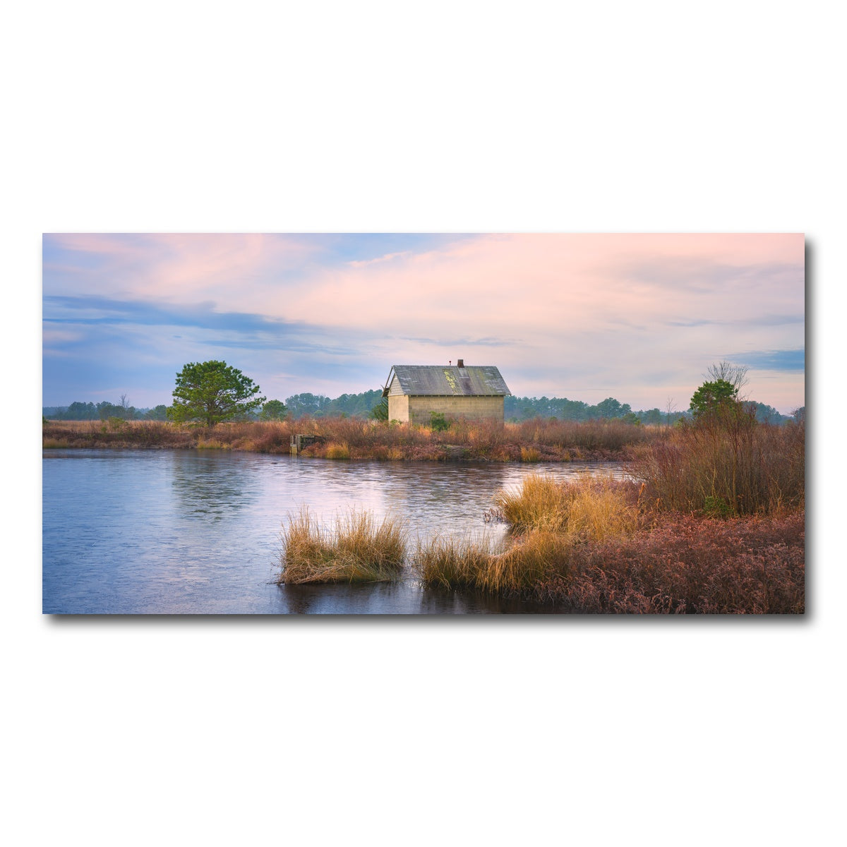AUTO-MOCKUP WHITE | Cranberry Bog Winter Transition | 1 Piece | Gallery Wrap Canvas | group=2x1