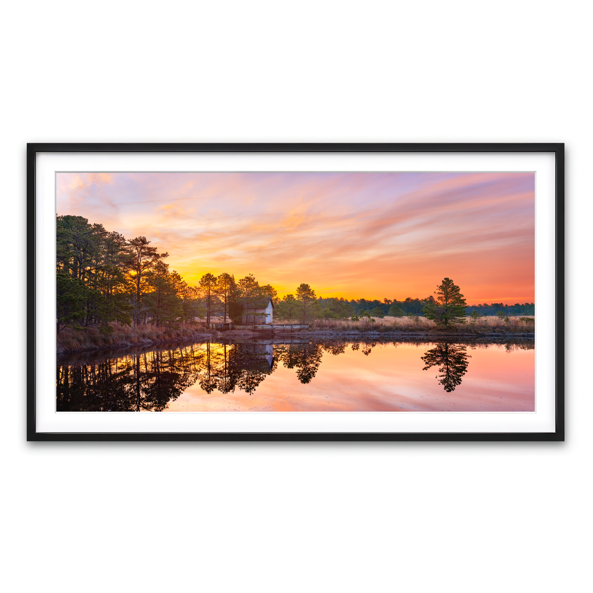 Framed Print 2x1 Black