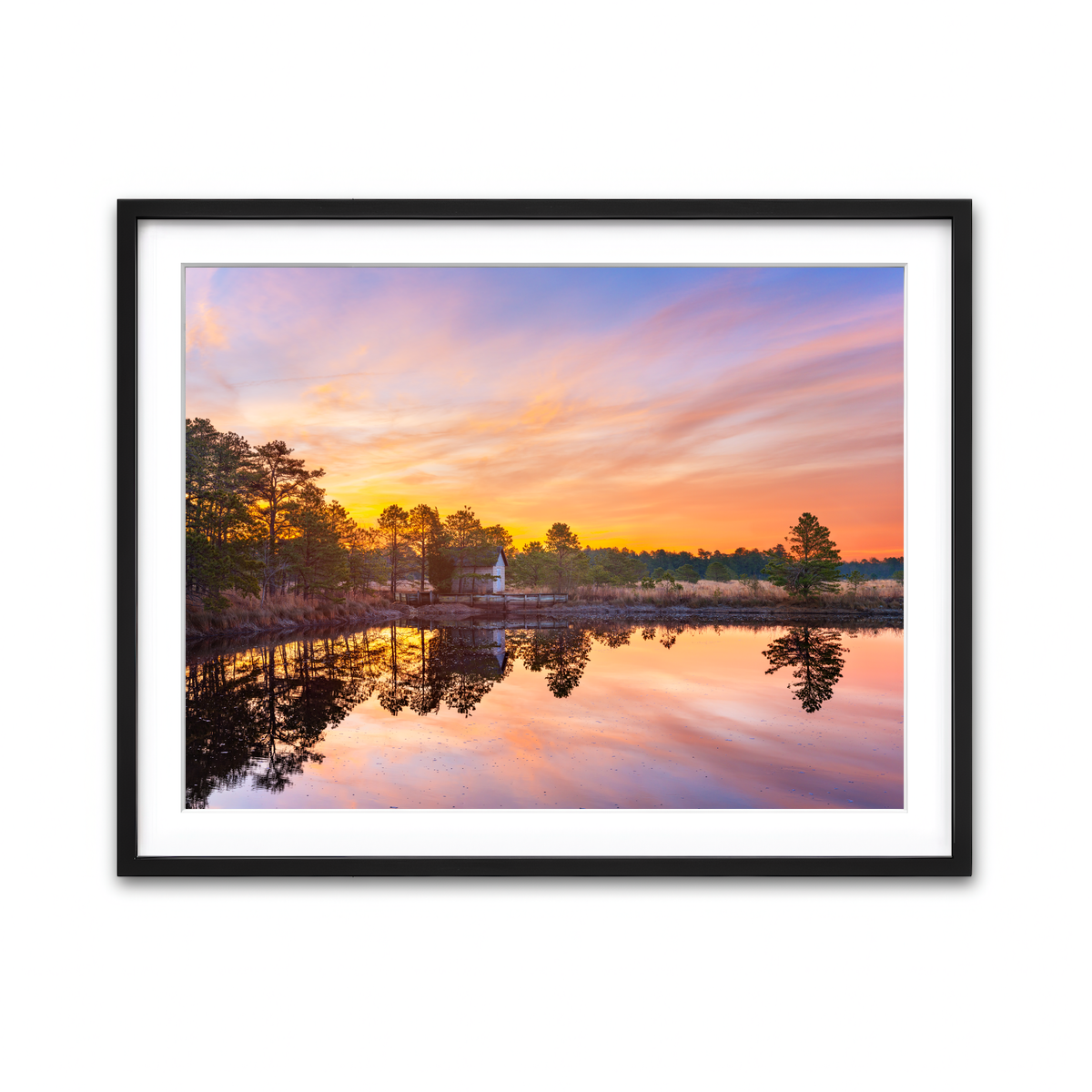 Framed Print 4x3 Black