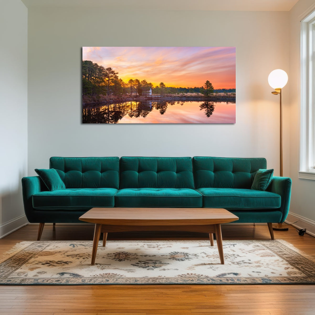 AUTO-MOCKUP ROOM | Cranberry Bogs Mirrored Mornings