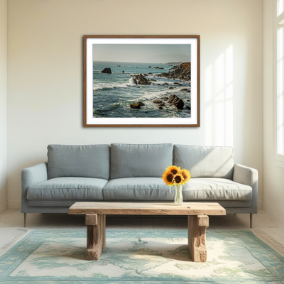 AUTO-MOCKUP ROOM | Crashing Wave Wall Art