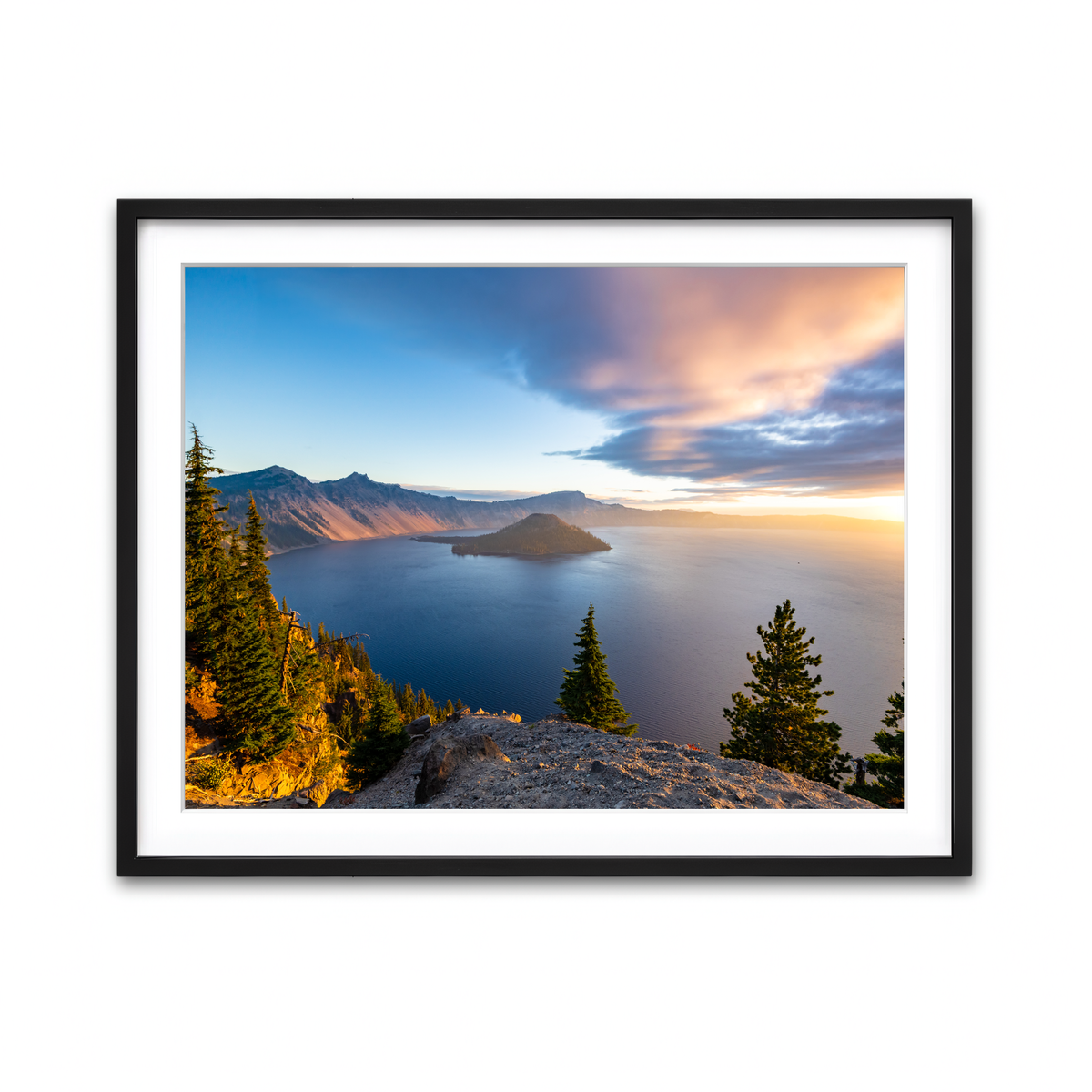 Framed Print 4x3 Black