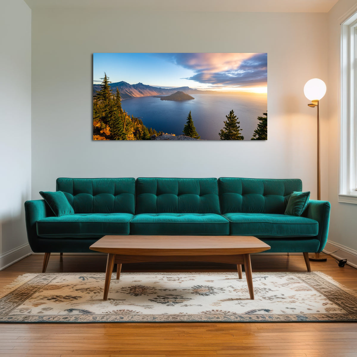 AUTO-MOCKUP ROOM | Crater Lake Sunrise