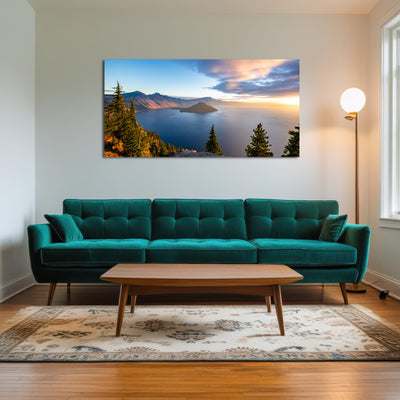 AUTO-MOCKUP ROOM | Crater Lake Sunrise