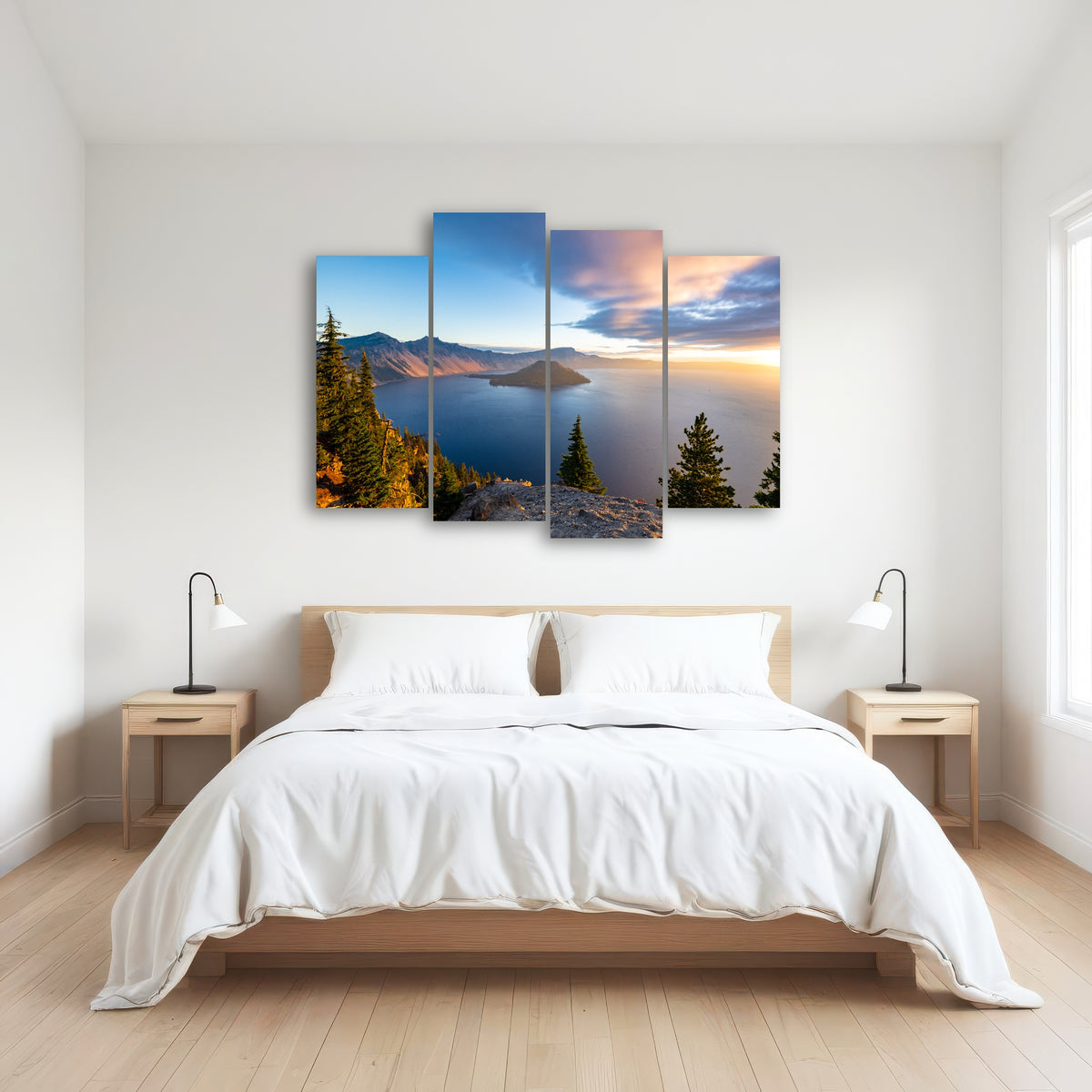 AUTO-MOCKUP ROOM | Crater Lake Sunrise