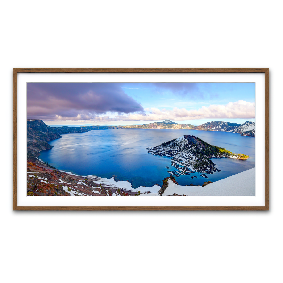 Framed Print 2x1 Walnut