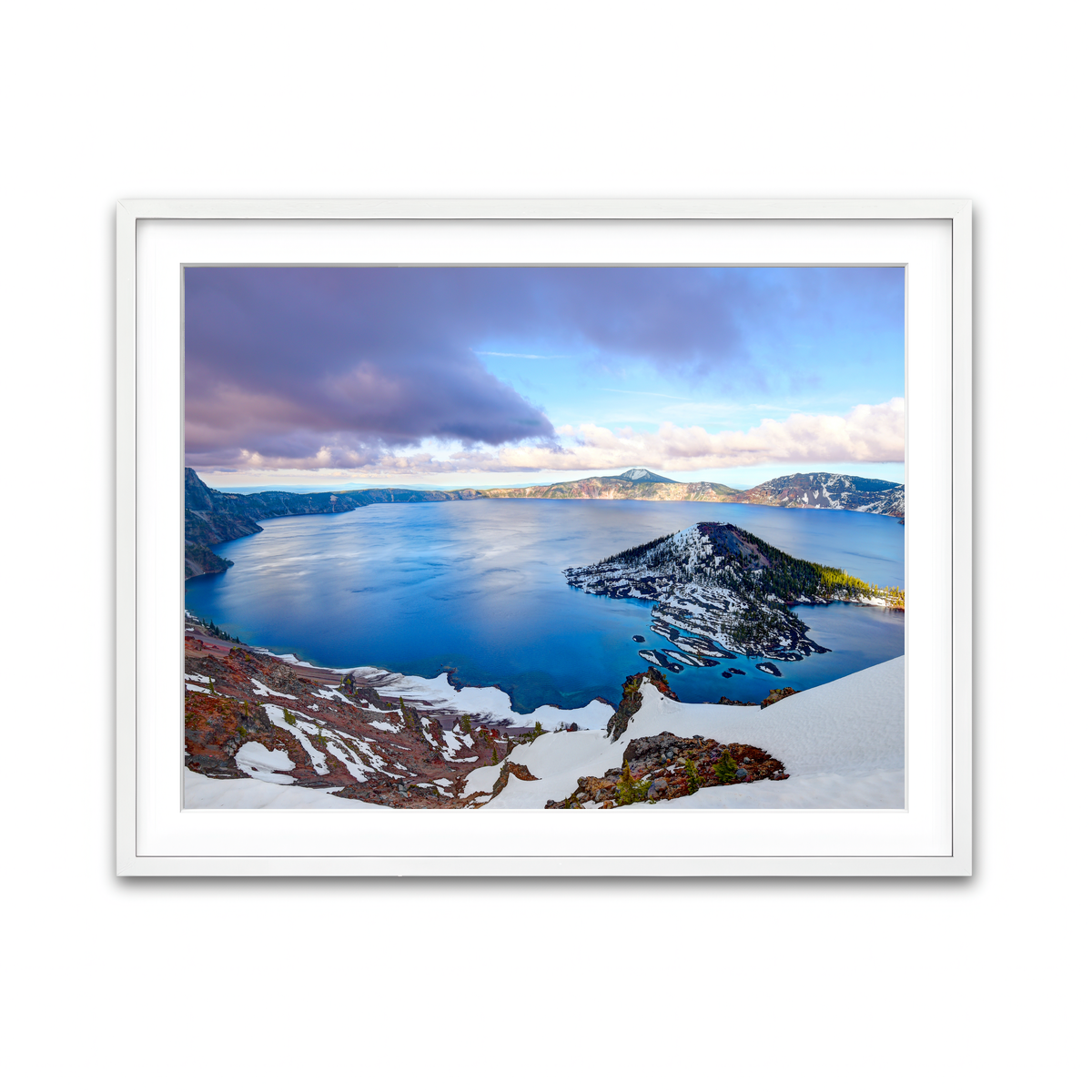 Framed Print 4x3 White