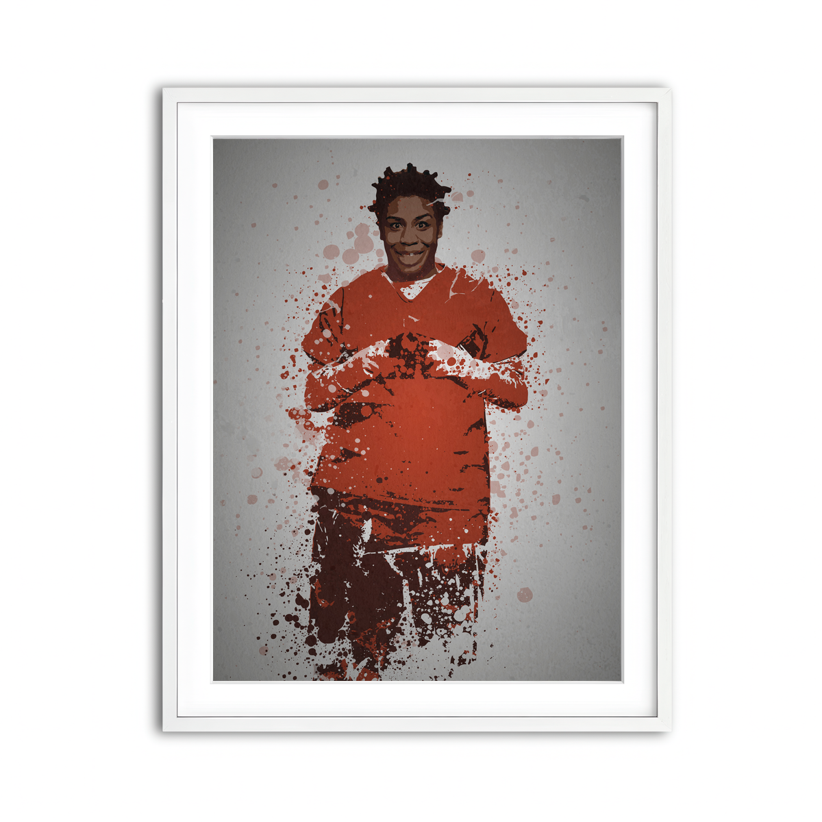 Framed Print 3x4 White