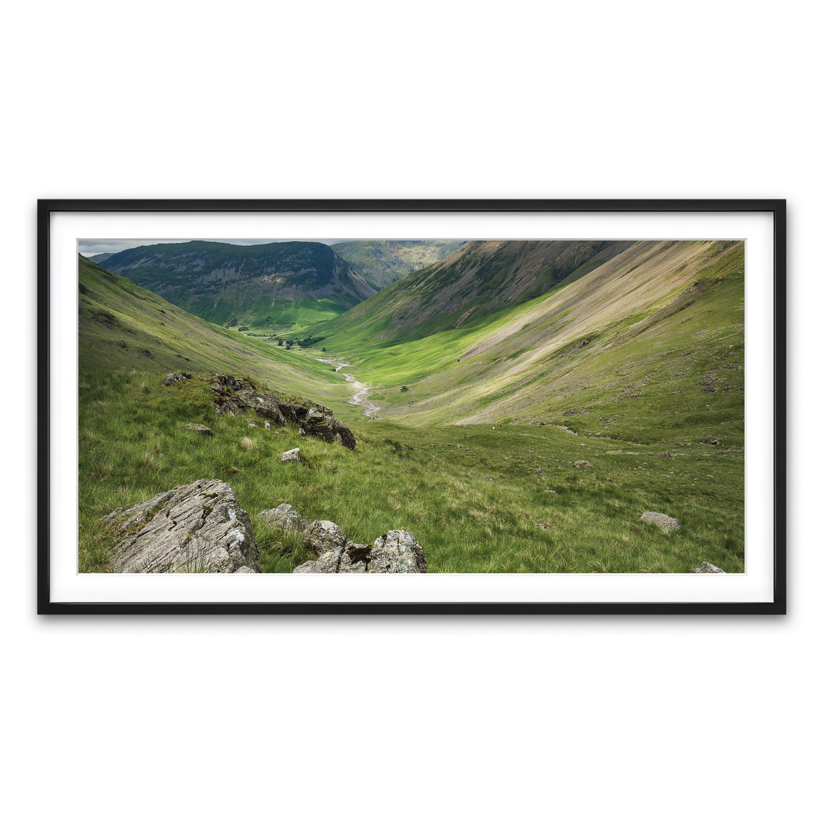 Framed Print 2x1 Black
