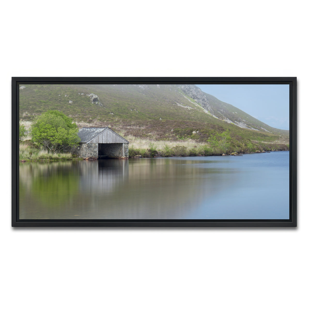 AUTO-MOCKUP WHITE | Cregennan Boat House | 1 Piece | Black Framed Canvas | group=2x1