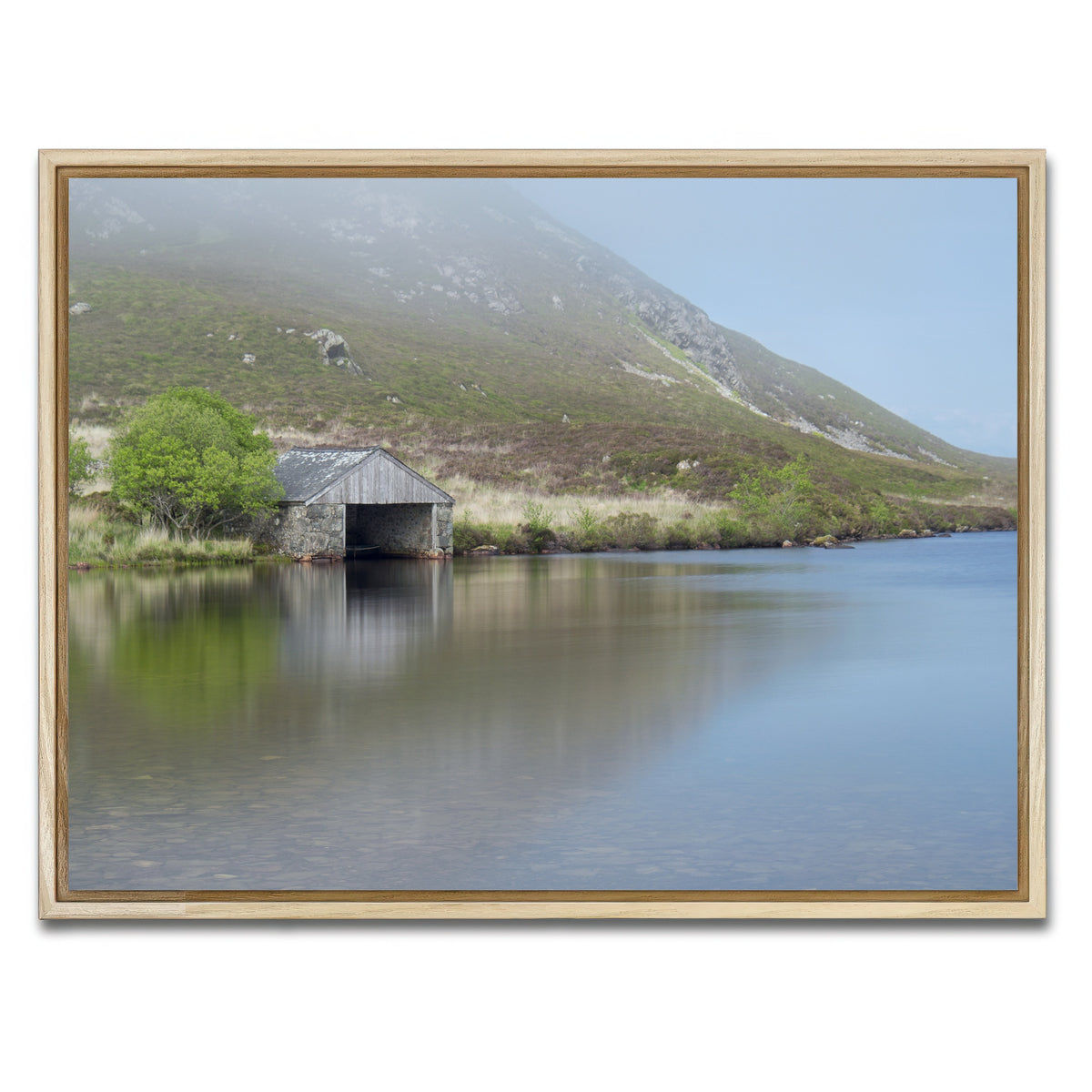 AUTO-MOCKUP WHITE | Cregennan Boat House | 1 Piece | Natural Framed Canvas | group=4x3