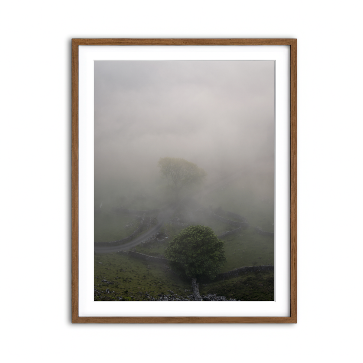 Framed Print 3x4 Walnut