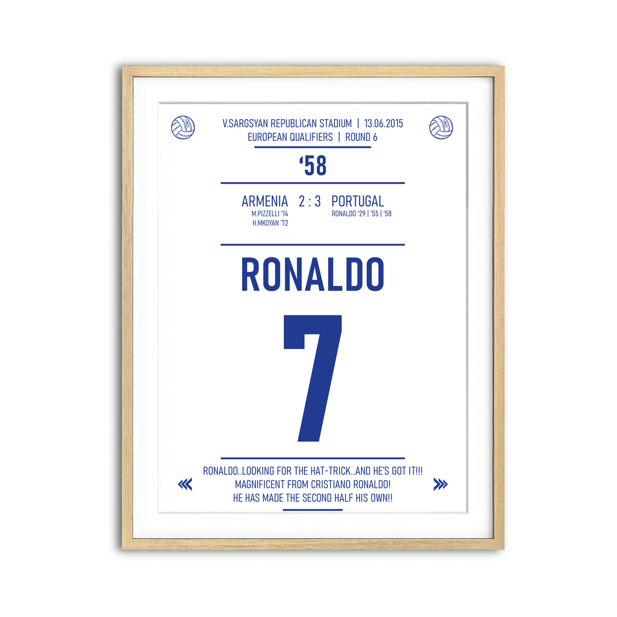 Framed Print 3x4 Natural