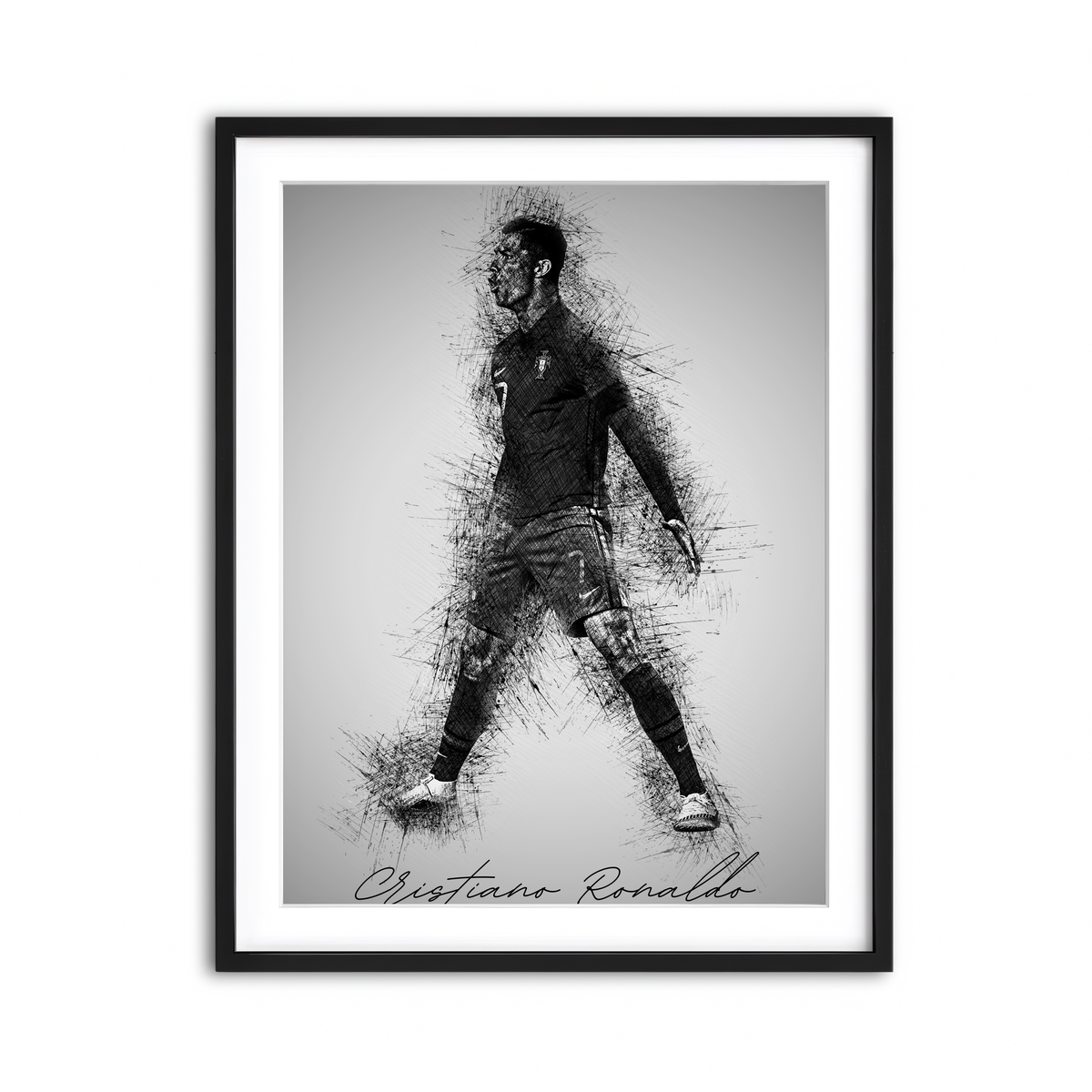 Framed Print 3x4 Black