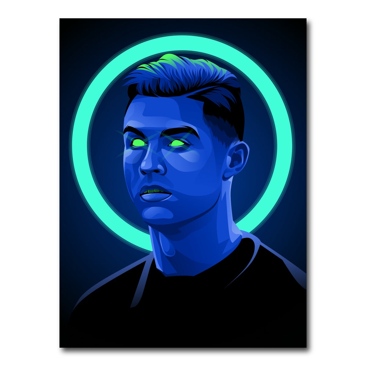 AUTO-MOCKUP WHITE | Cristiano Ronaldo | 1 Piece | Gallery Wrap Canvas | group=3x4