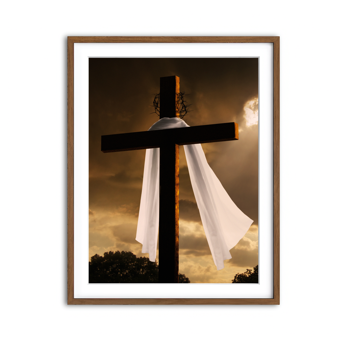 Framed Print 3x4 Walnut