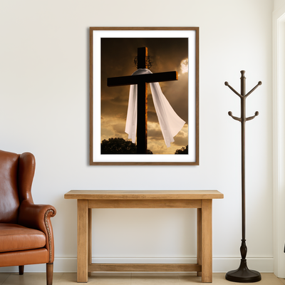 AUTO-MOCKUP ROOM | Cross Wall Art