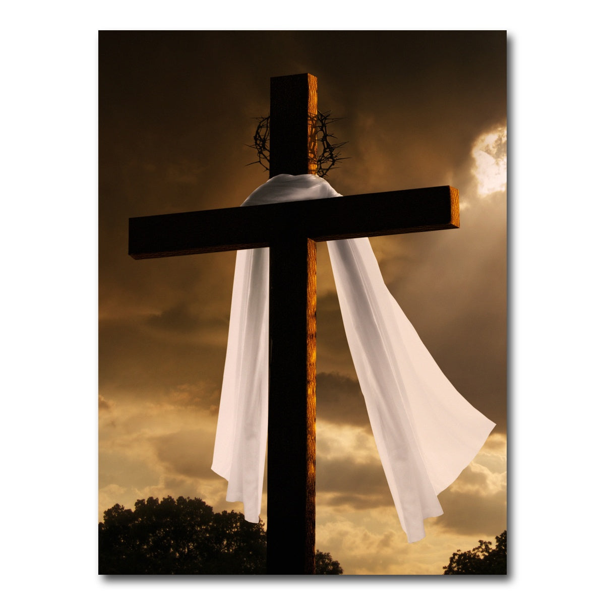 AUTO-MOCKUP WHITE | Cross | 1 Piece | Gallery Wrap Canvas | group=3x4