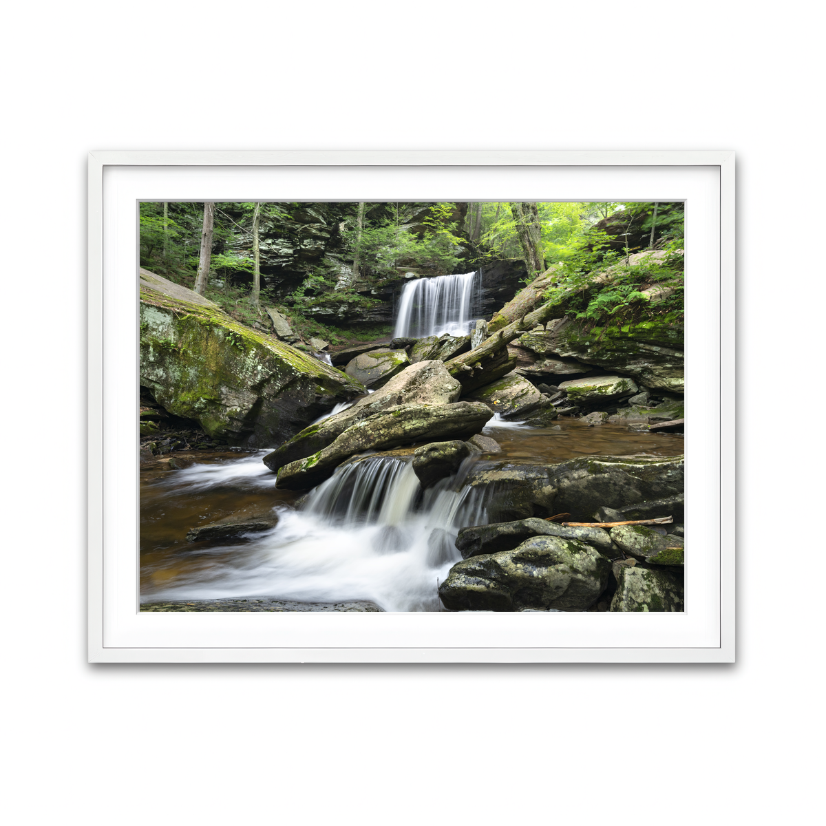 Framed Print 4x3 White