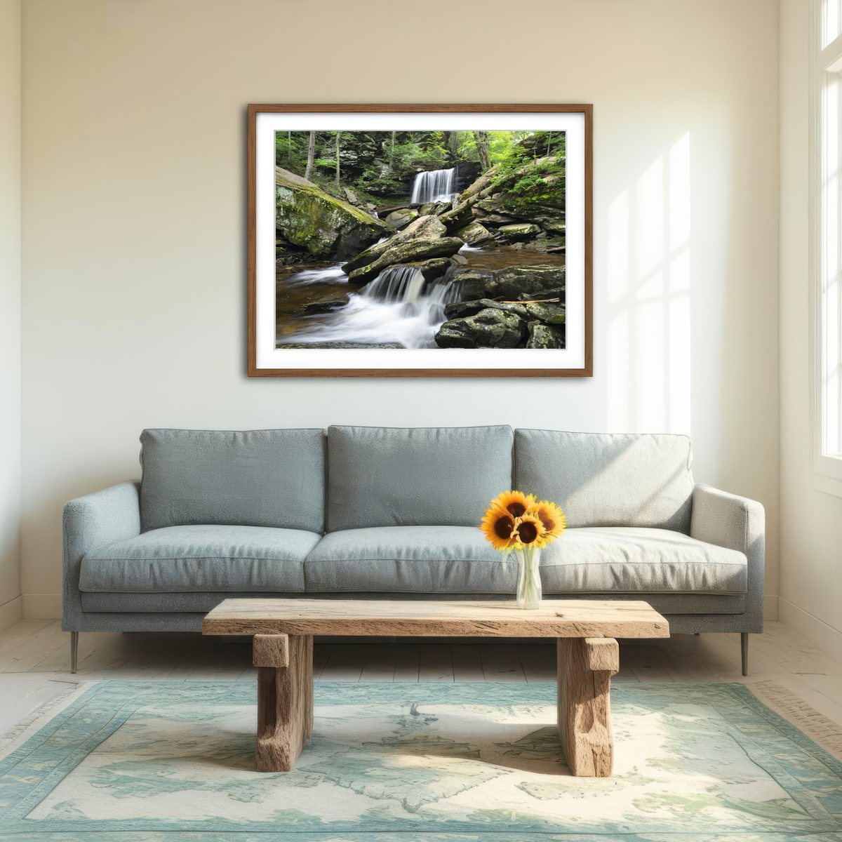 AUTO-MOCKUP ROOM | Crossed Streams Wall Art