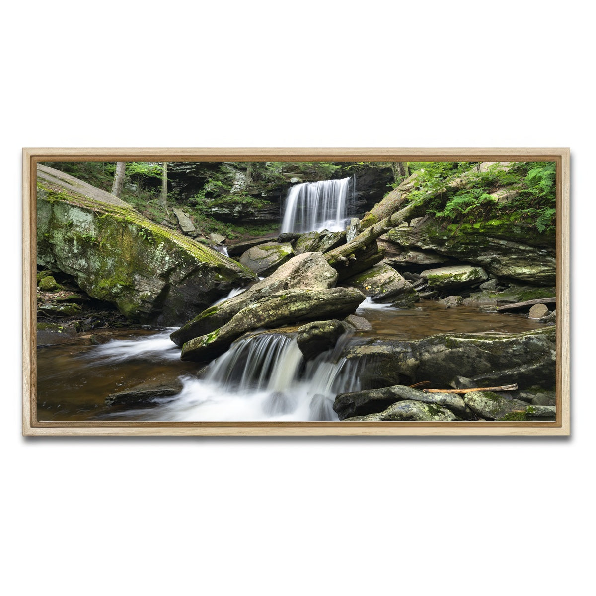 AUTO-MOCKUP WHITE | Crossed Streams | 1 Piece | Natural Framed Canvas | group=2x1