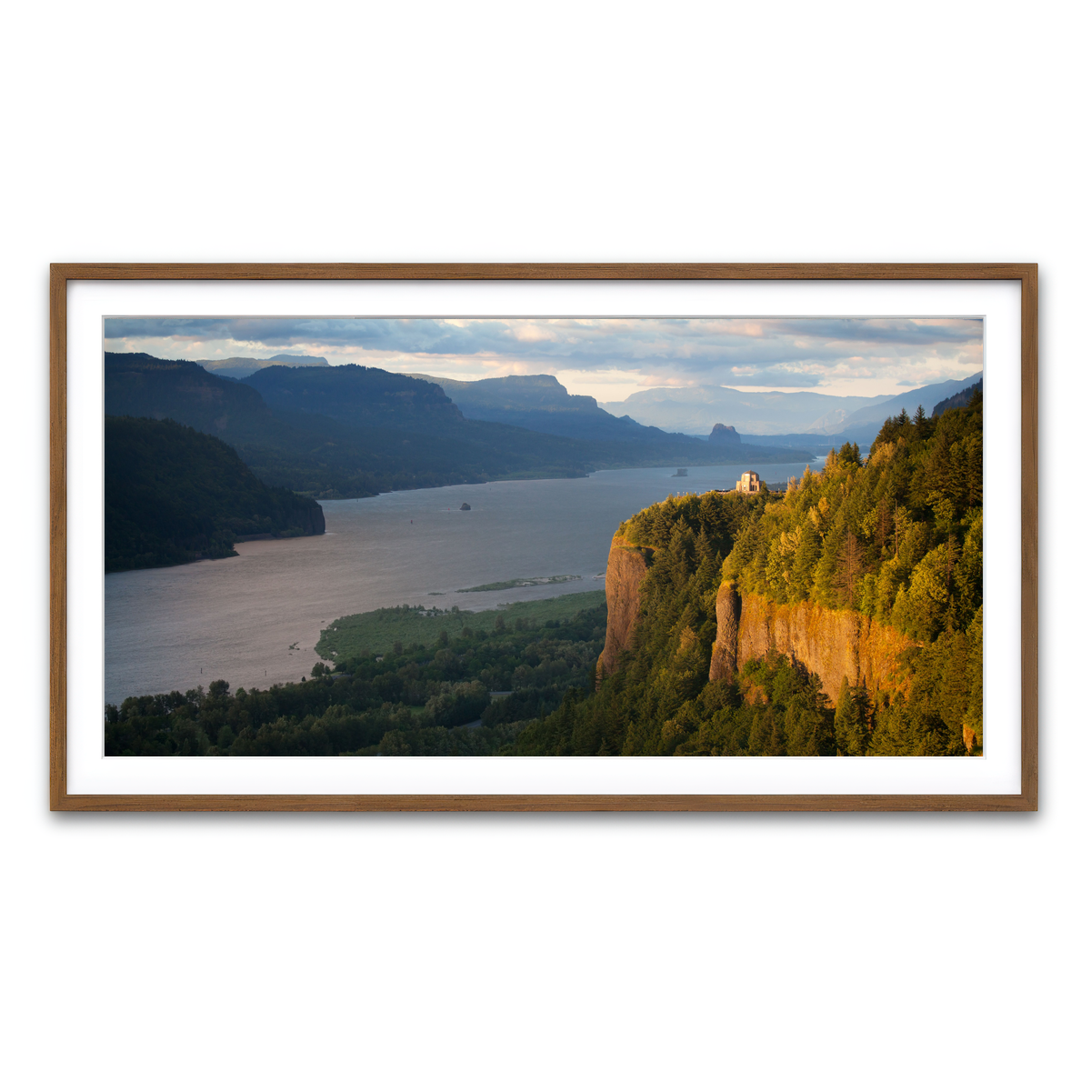 Framed Print 2x1 Walnut