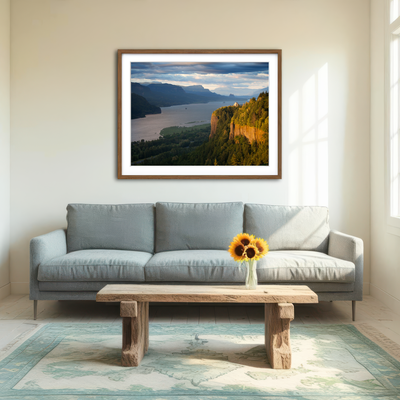 AUTO-MOCKUP ROOM | Crown Point - Columbia River Gorge Wall Art