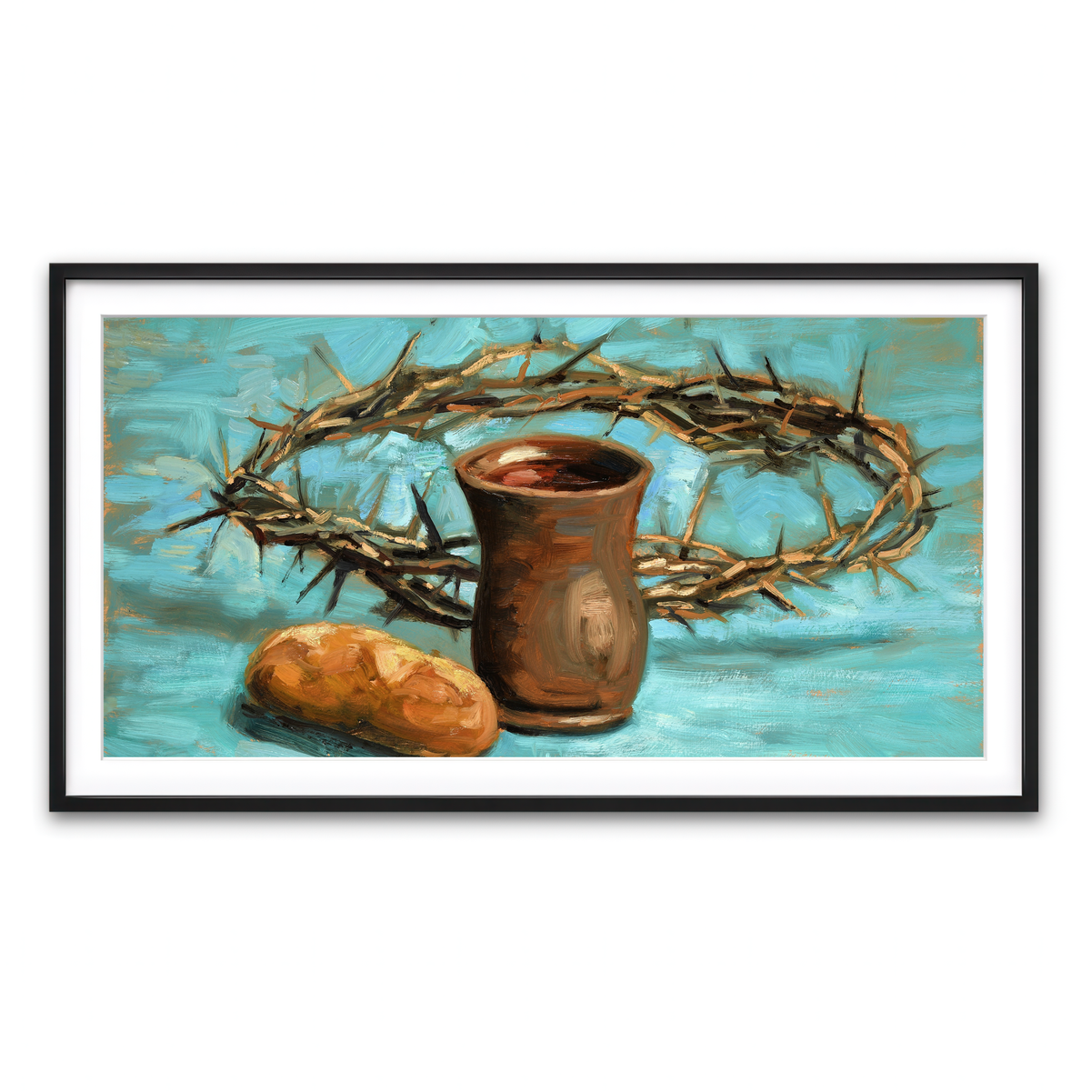 Framed Print 2x1 Black