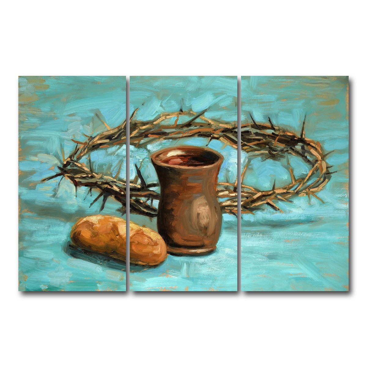 AUTO-MOCKUP WHITE | Crown of Thorns | 3 Piece | Gallery Wrap Canvas | group=12x24