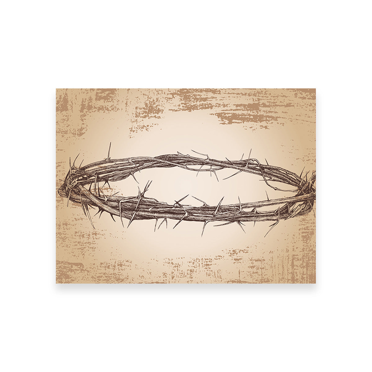 Crown of Thorns Vintage Wall Art