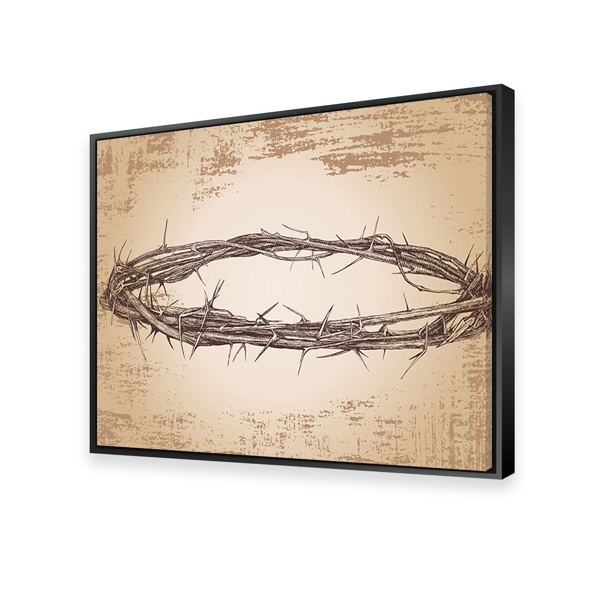 Crown of Thorns Vintage Wall Art