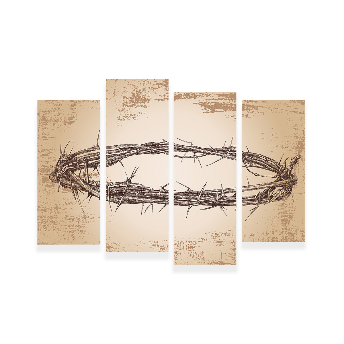 Crown of Thorns Vintage Wall Art