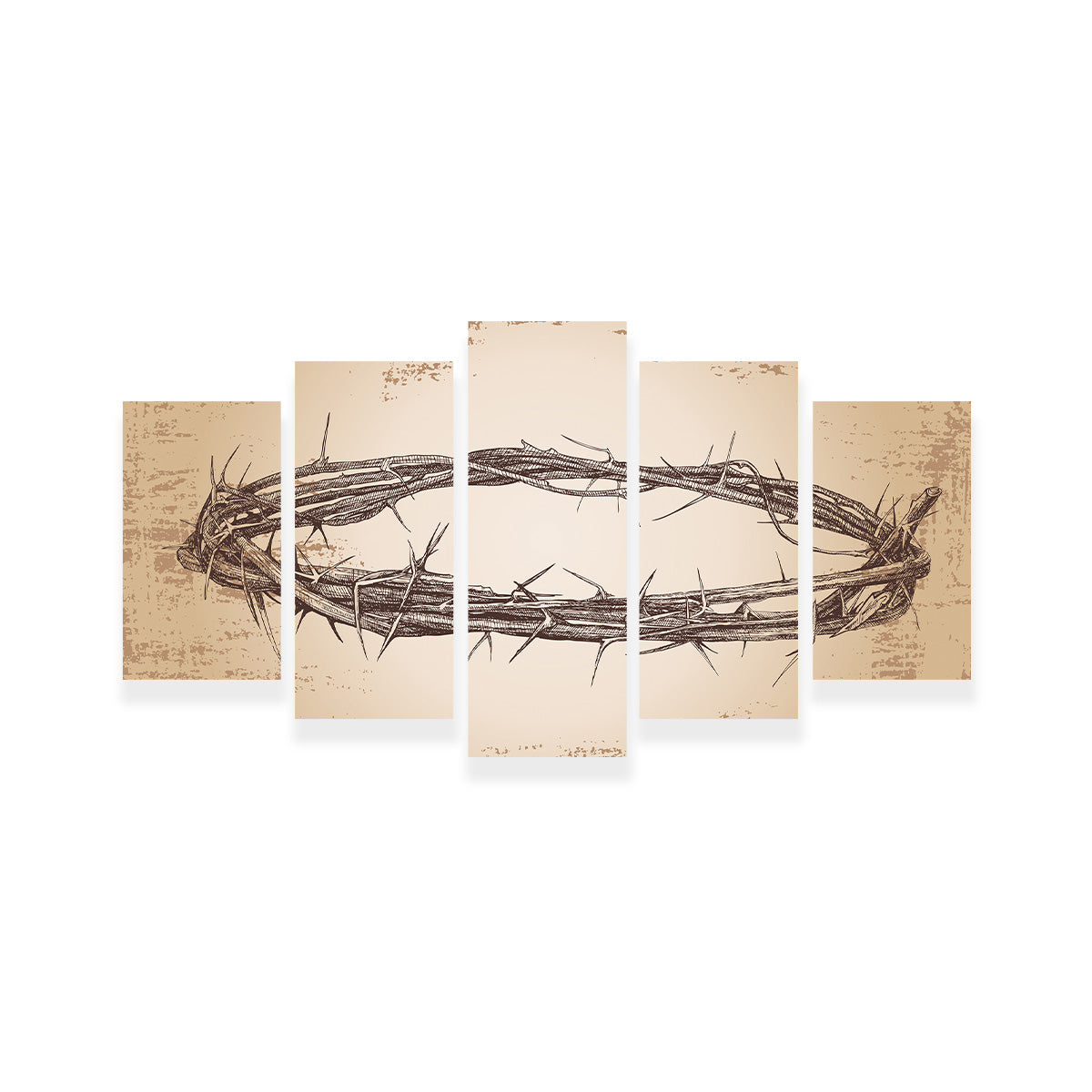 Crown of Thorns Vintage Wall Art