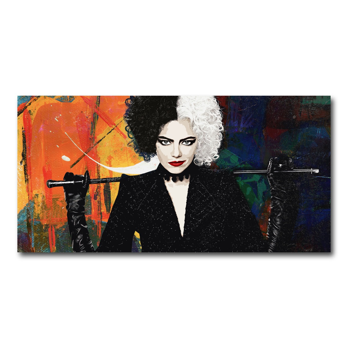 AUTO-MOCKUP WHITE | Cruella | 1 Piece | Gallery Wrap Canvas | group=2x1