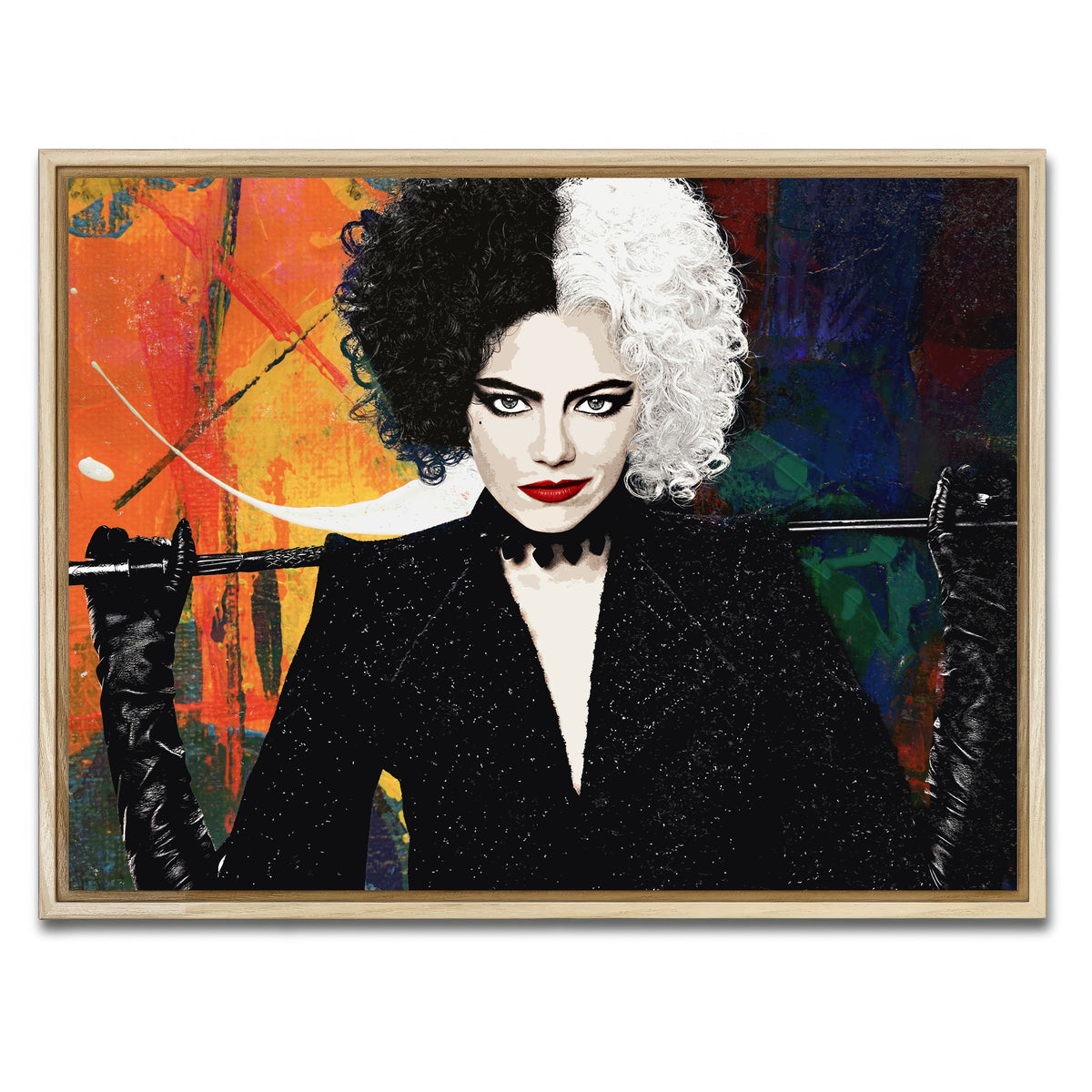 AUTO-MOCKUP WHITE | Cruella | 1 Piece | Natural Framed Canvas | group=4x3