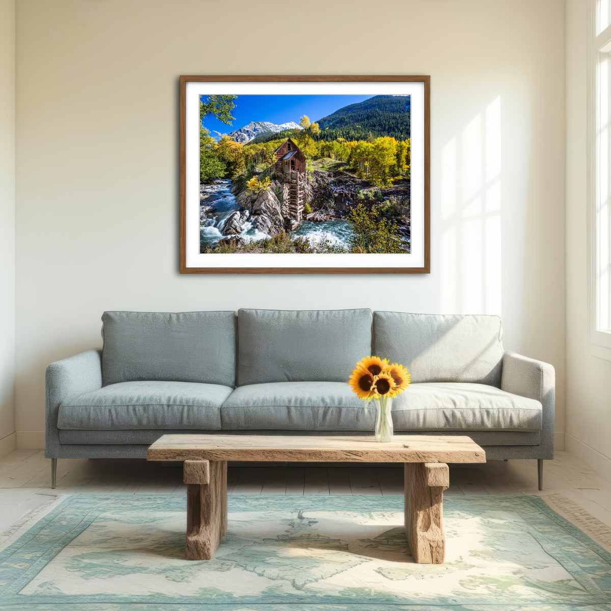 AUTO-MOCKUP ROOM | Crystal Mill Wall Art