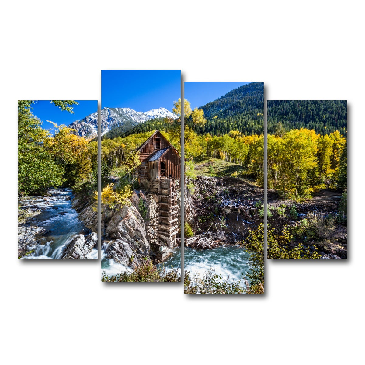 AUTO-MOCKUP WHITE | Crystal Mill | 4 Piece | Gallery Wrap Canvas | group=4_short