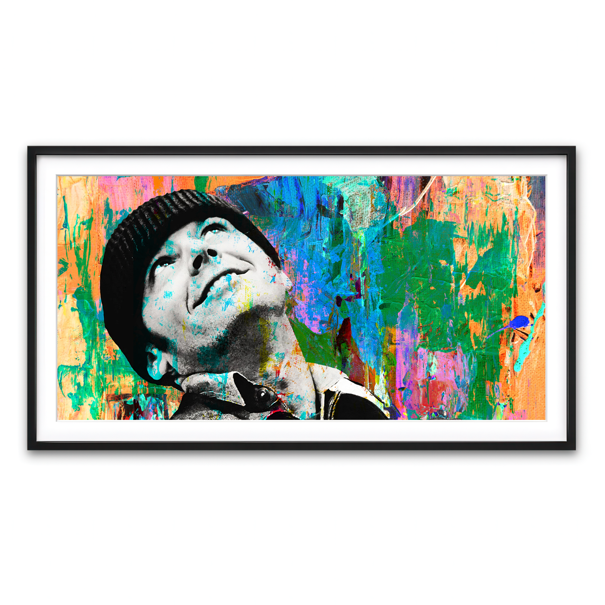 Framed Print 2x1 Black